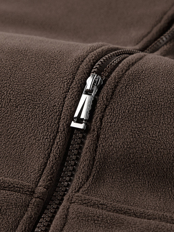 Fleece-Lined Zip Up Hoodie & Jogger Pants